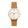 Follow FLAT (Flat) Simple Belt Watch H02118S-1 CA Women's Beige