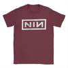 Футболка NIN Retro Logo Nine Inch Nails, мужская модная хлопковая футболка с круглым вырезом и коротким рукавом, идея для подарка, одежда