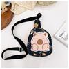 Printed Shoulder Capybara Crossbody Chest Bag Children Cartoon Leisure Outdoor