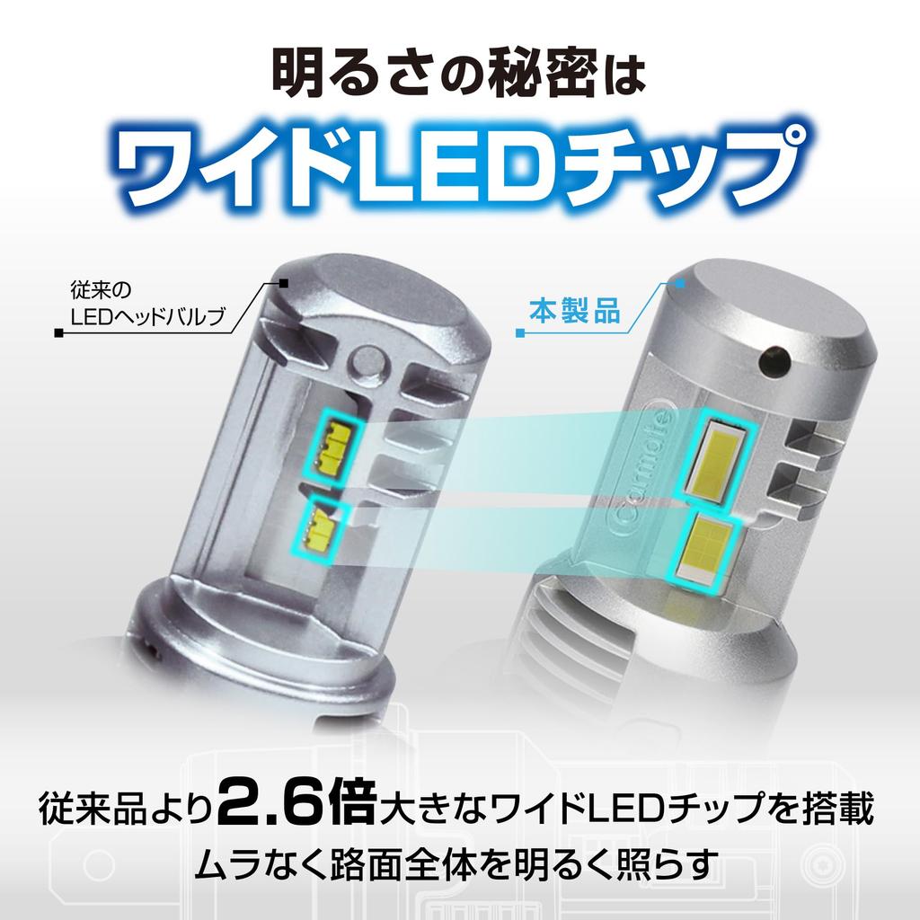 CARMATE GIGA Car C5500 Series 6000K Hi 5500lm Lo 4500lm Легко видеть Широкое распределение света BW571 [светодиодная фара] [H4] /