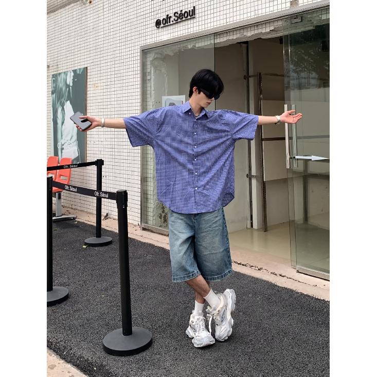 2024 Letter Long Sleeved Shirt Japanese Hong Kong Style Ins Loose Shirt Men'S Summer Trend Versatile Casual Jacket