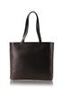 Leather A4 Tote Bag [Business Factory] (Hole Black)