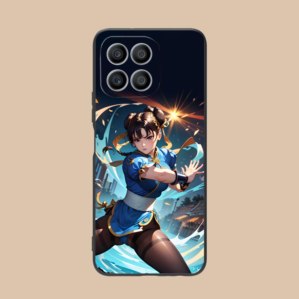 Чехол для телефона Street Fighter Chunli для Honor 90 80 70 60 50 30 20 10 9 8 7 Pro S SE Lite 5G Цветной Печатный Чехол Красивый Чехол