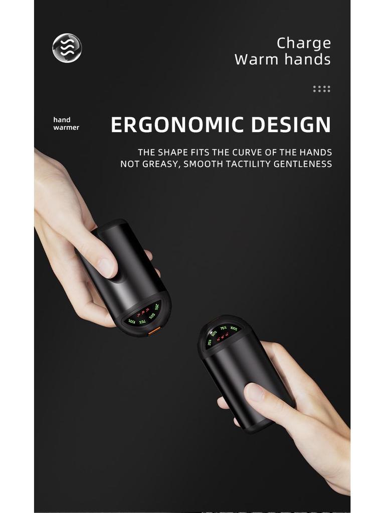 USB Hand Warmer & Mini Flashlight: Portable, Self-Heating Device