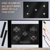 Gas Stove Mat Anti-deform Efficient Cleaning Long Lasting Useful Anti-dirty Gas Stove Mat Kitchen Accessory