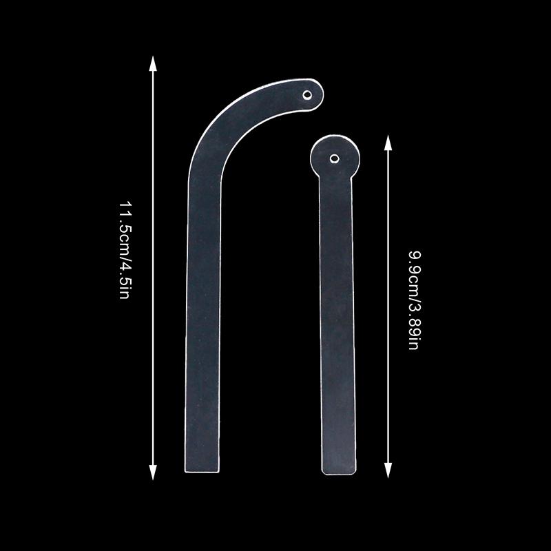 1/5 шт. Прозрачная акриловая подставка-держатель для серег, Стойка, Палочка для демонстрации эффекта ношения серег, Палочка для примерки ювелирных изделий