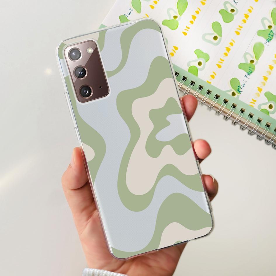 Чехол для Samsung Note 20 5G SM-N981B Популярный Цветок Тонкий Мягкий Силиконовый Чехол для Телефона для Samsung Galaxy Note20 Ultra 5G Funda Capa