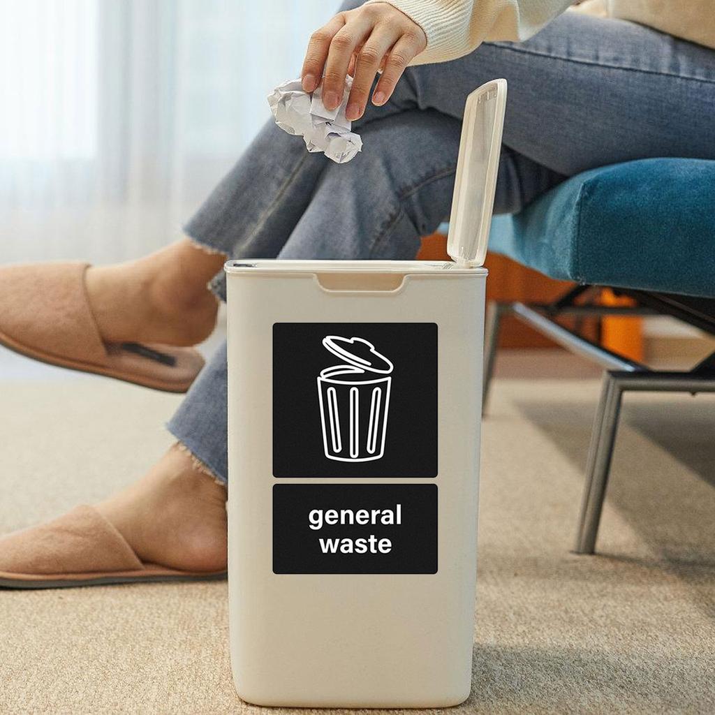 Экологичные наклейки с символом переработки для мусорных баков, 10 шт. Наклейки с логотипами для переработки для организации дома и офиса