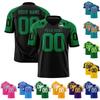 Custom Football Jerseys Personalized Printed Team Name & Number Sports Uniform For Men Women Youth