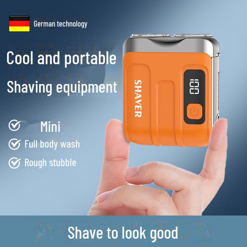 R18 Portable Men's Mini Electric Shaver - Super Clean Travel-Friendly Automator