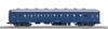KATO HO Gauge Ohafu 33 Blue Railway Model Passenger Car 1-513