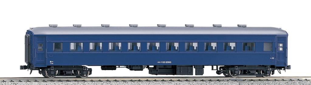KATO Модель пассажирского вагона Ohafu 33 Blue Railway, колея HO 1-513