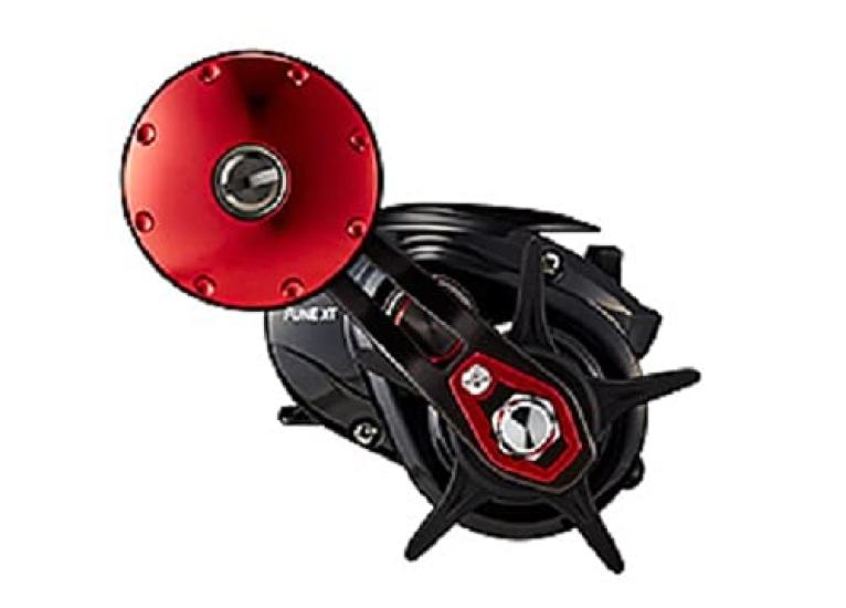 Daiwa Fune XT Baitcasting Reel with PE3 Black 150P-OP Line,