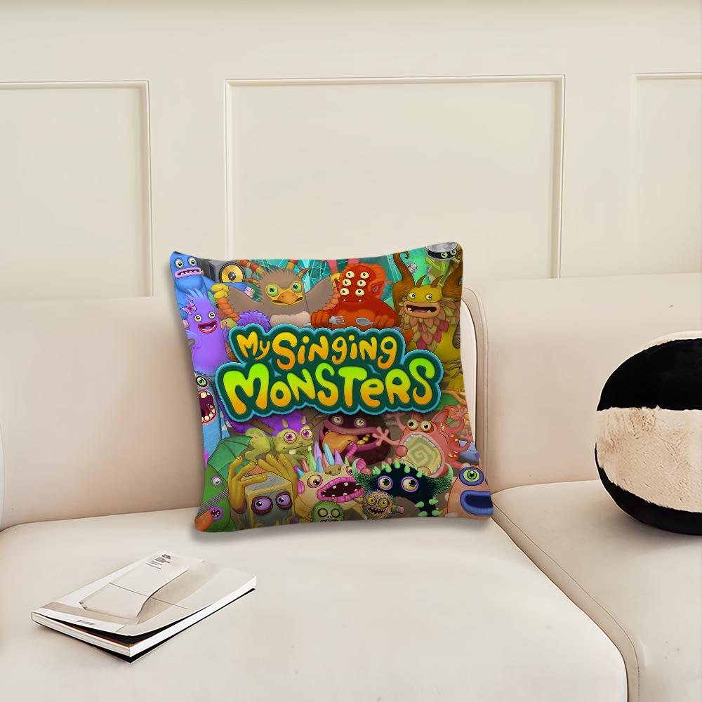 Игра Мои Поющие Монстры наволочка Подушка Комната Спальня Изголовье Диван Гостиная Спинка Подушка для сна
