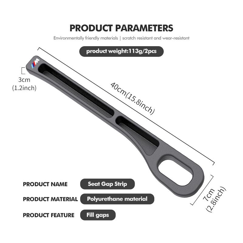 Car Seat Gap Filler Between Seats Console Organizer Decoration For BMW M 1 3 4 5 6 7 Series X1 X3 X4 X5 G20 G38 F48 E36 E39 nlxk36