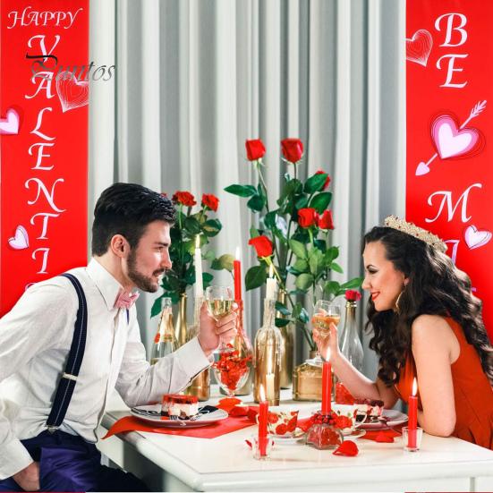 1 пара приветственных знаков на День святого Валентина, привлекательная подвесная вывеска для крыльца для праздничного наружного украшения