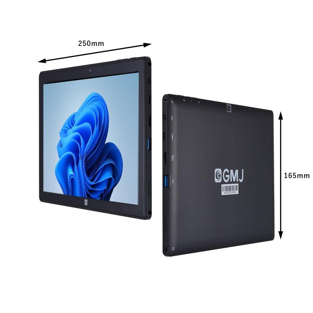 Ноутбук с Windows 11 Office 575 г дюймов 2 в 1 планшет память камера GM-JAPAN 10.1 4 ГБ/SSD 128 ГБ/японская клавиатура/Celeron/WIFI/USB3.0/HDMI/WEB