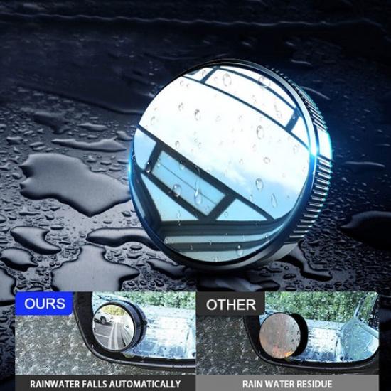 2x/Set Blind Spot Mirror 360° Wide Angle Convex Rear View Mirror Car Accessories