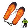 1 пара электрических греющих стелек USB-нагрев Теплый носок Подушечка Коврик Отрезаемый Электрические греющие стельки Зимняя Термостелька Для улицы