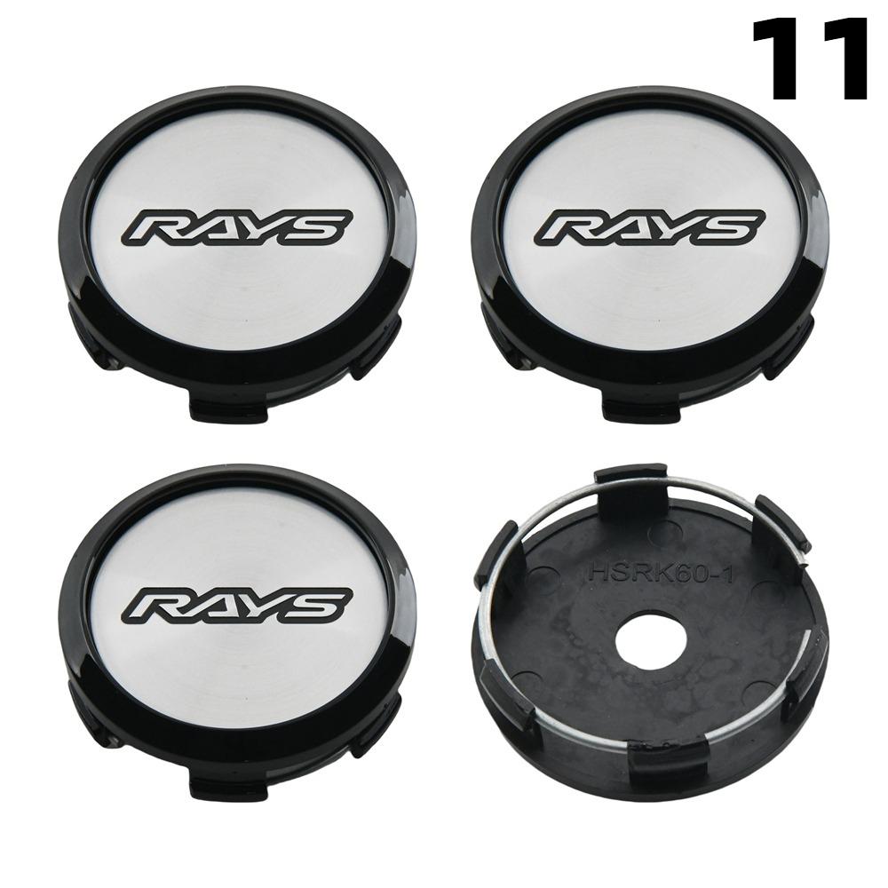 1Set/4PCS OD 60MM / ID 56MM Rim Caps RAYS VOLK VR Logo Wheel Center Cap Wheel Cover Hub caps Sport Car Tire Accessories