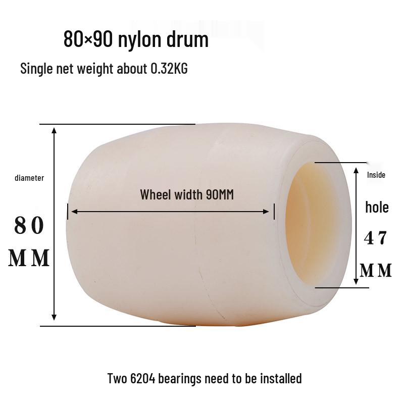 Hydraulic Pallet Truck Nylon Wheels & Iron Core PU Forklift Accessories