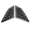 2Pcs Rear Side Window Louver Cover Left Right Rear Window Air Vent Scoop Shutter Cover Blind