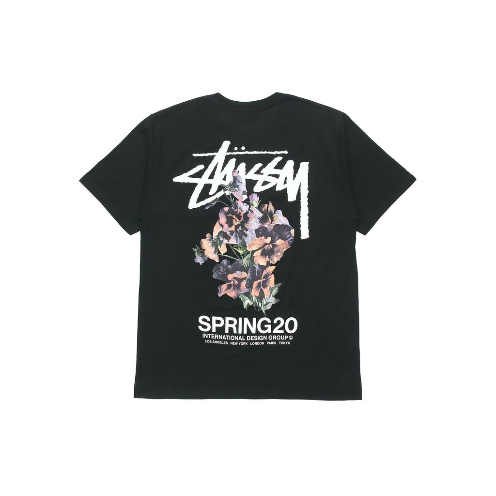 Stussy Футболка унисекс с принтом «Букет из букв» SS20 Черная 1904565-BLK