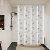 The Large Inner Of The Curtain Is , Mold-proof And Easy To Clean, Suitable For Home Bathrooms.
