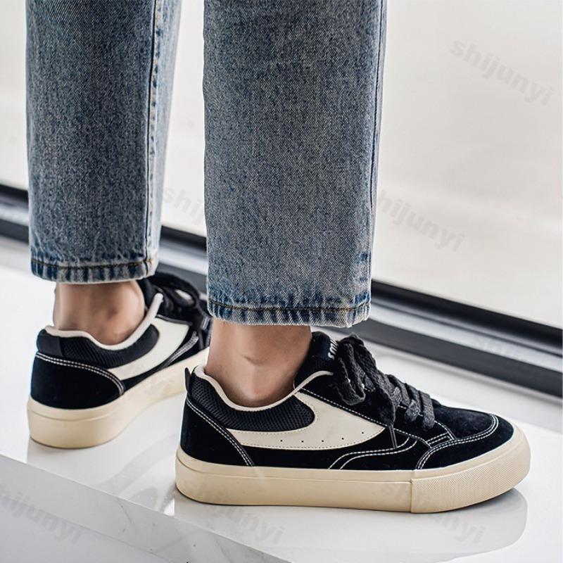 Fashion 2025 Autumn Men's Retro Fashion Versatile Low Top Casual Sports Shoes Mesh Breathable Comfortable Niche Design Platform sneakers