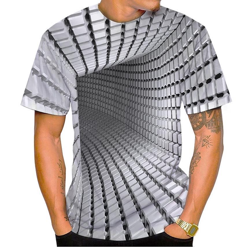 New Vertigo Fashion 3d Print Men Casual Hip-hop Cool T-shirt Vertigo Hypnotic Unisxe Funny Short-sleeve T-shirt Male/female Top