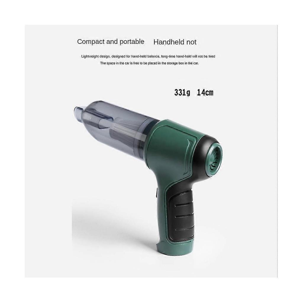 HL-107 Car Vacuum Cleaner 120W 9000Pa Ultra-Strong Wireless Blow and Suck Dual-Purpose Portable Household Vacuum Cleaner