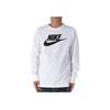 Nike Толстовка с длинным рукавом с принтом логотипа Мужские топы Белый CI6292-100