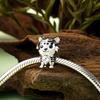 2023 New 925 Sterling Silver Frog Tiger Turtle Mouse Charms Pendant Fit Original Fashion Bracelet Fashion DIY Jewelry For Women