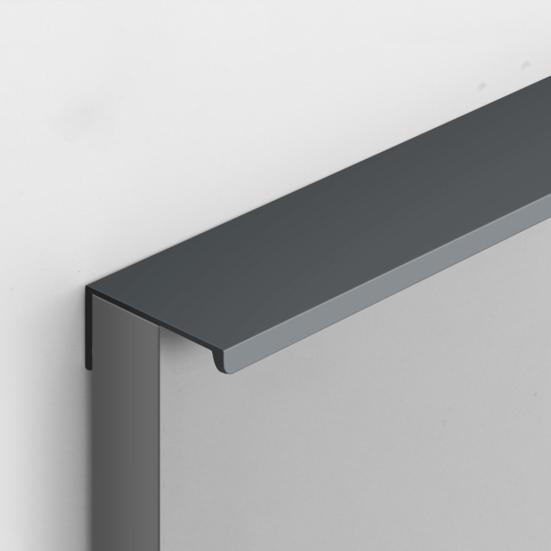 Ручка для шкафа, фурнитура для кухонного шкафа, прочная конструкция, устойчивая к ржавчине, простая установка, тяга для крепления края шкафа с винтами