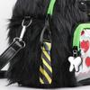 28cm Funny Ugly Monster Plush Messenger Handbag Cute Doll Anime Peripheral Crossbody Bag Birthday Gift For Kids