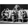 Master Box 1/35 Scale British Infantry Unit (5-Piece Attack) with Trench Miniature Diorama, Plastic Model Kit MB35114