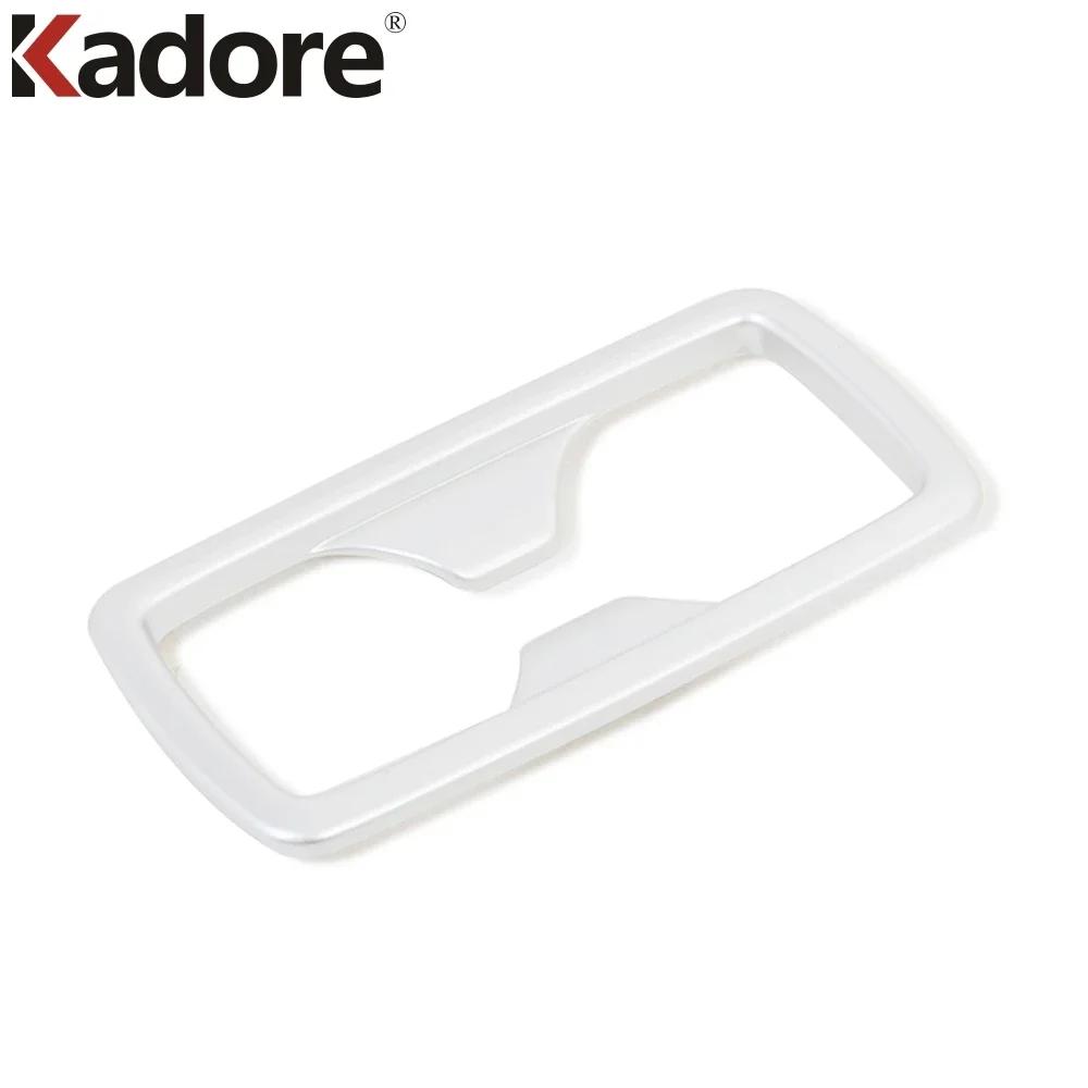 For Toyota RAV4 RAV 4 - 2024 Carbon Fiber Car Rear Seat Water Cup Holder Frame Cover Trim Interior Accessories