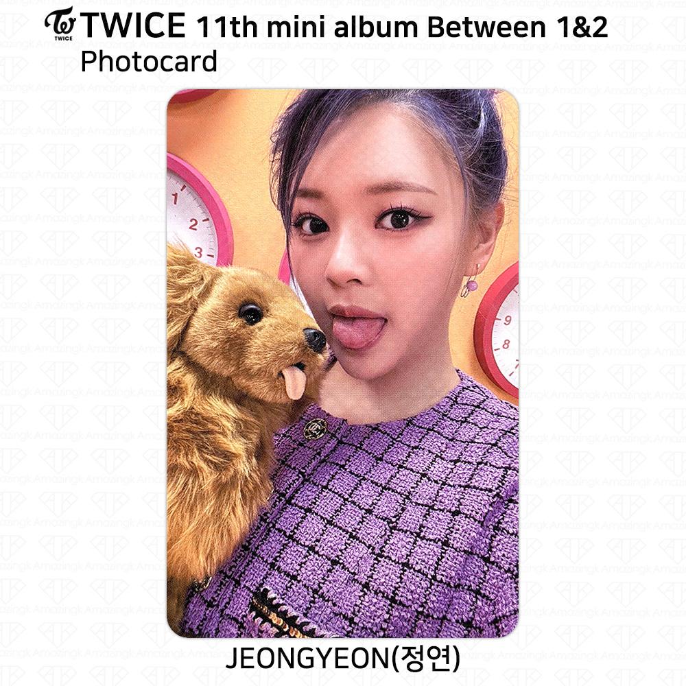 Twice 11-й мини-альбом между 1 и 2 Чонён Фотокарточка Открытка Polaroid POB