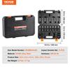 360 Degree Swivel Impact Sockets Set 14pcs 6-Point 3/8in Drive Socket Set