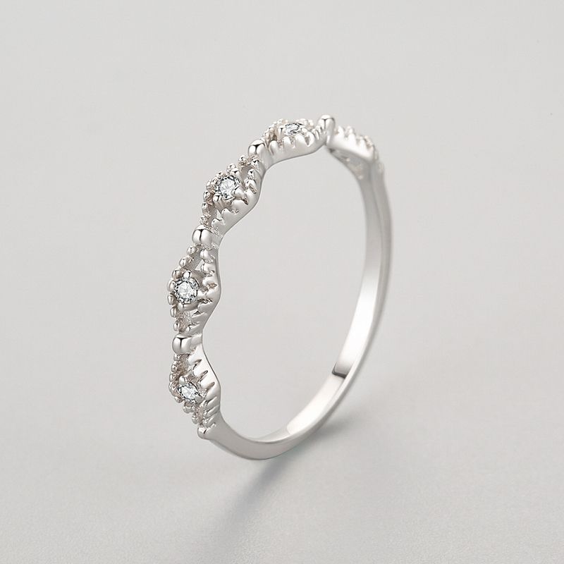 Tancise Classic стерлингового серебра 925 пробы кольцо с цирконом женские ювелирные изделия свадебное обещание вечерние подарок