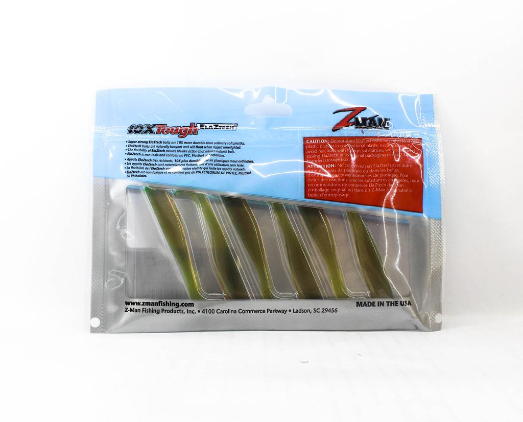 Zman Мягкая приманка Slim SwimZ 3 дюйма, 6 шт. в упаковке, моторное масло (1574 г.)
