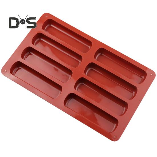 Форма для печенья с прозрачной текстурой, термостойкая, удобная форма для шоколадного печенья с 8 сетками