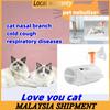 Pet Portable Nebulizer Machine Pets Portable Nebulizer Kucing Atomizer Inhaler + Pet Cat Atomization Box Oxygen Cage