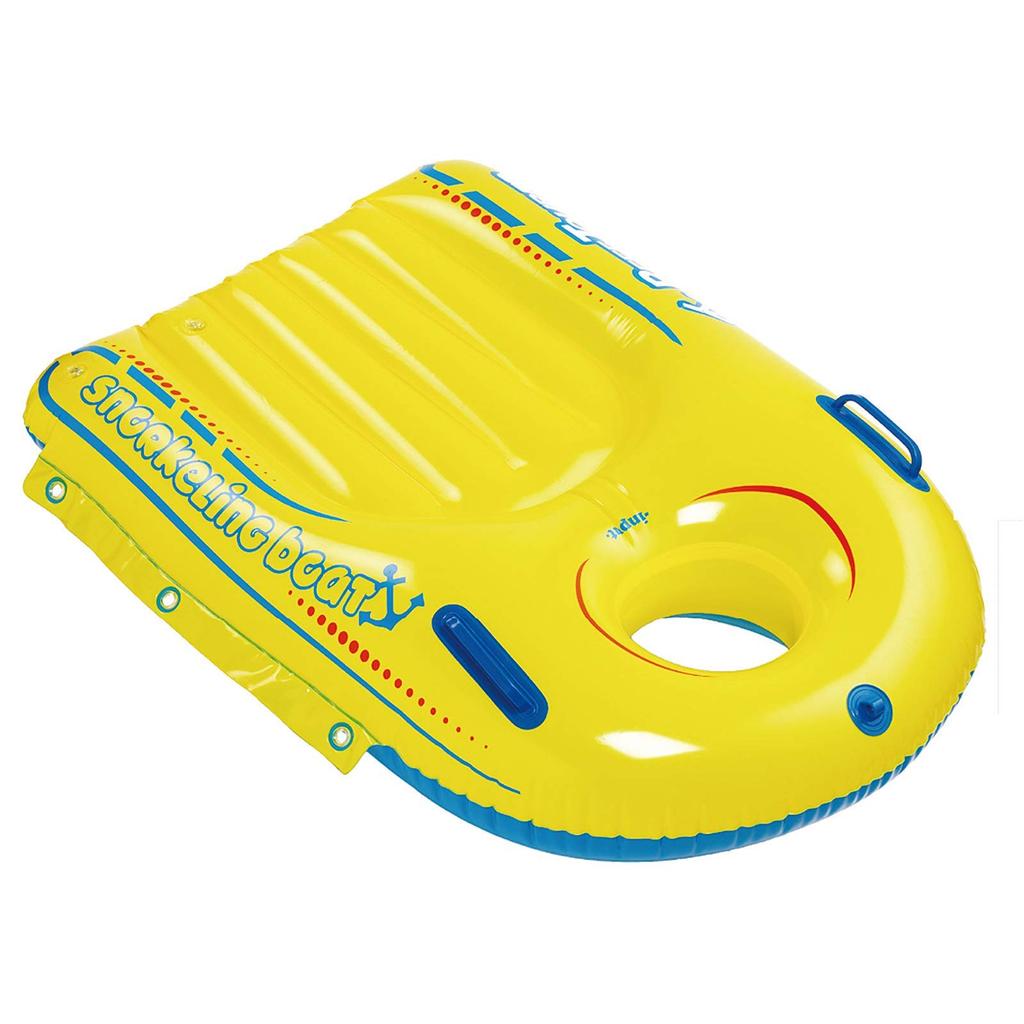 REEF TOURER Snorkeling Boat for Kids, Ride-On Float, Ages 4-12, Yellow, RA0504