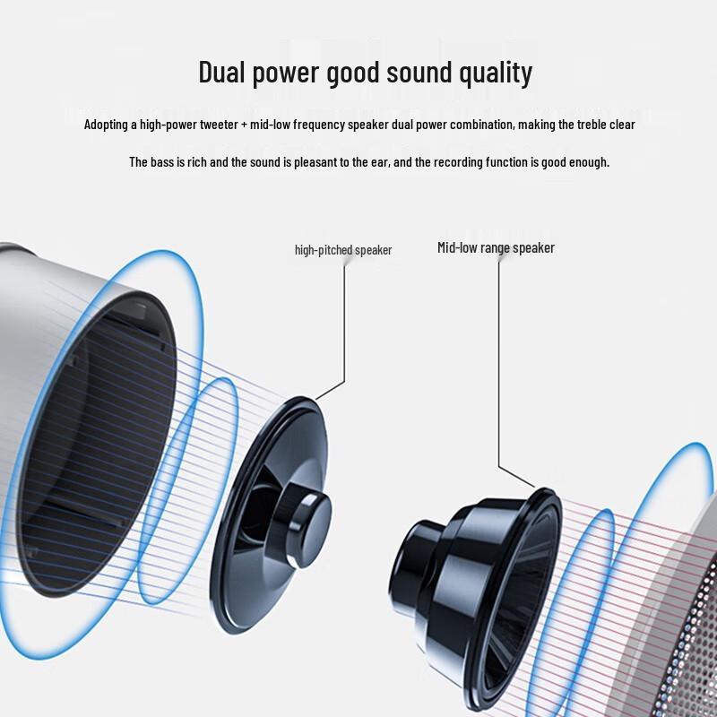 Soai S-800 Dual Speaker Bluetooth Rechargeable Amplifier