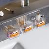 Transparent Bathroom Storage Box Pull-Out Makeup Cotton Organizer Storage Shelf  Washstand Storage