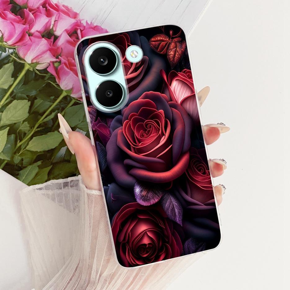 Чехол для Xiaomi Poco X8 Pro 5G Милый Чехол с Рисунком Сердечка Мягкий Тонкий Чехол для Телефона Для Xiaomi Poco X8 Pro Max PocoX8 Pro 5G