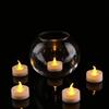 12PCS Flameless LED Yellow Light Tea Light Candles 200 Hours Realistic Battery Powered Electronic Candles Weddings, Festivals, Anniversaries