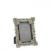 Impressions Antique Silver Floral Resin Frame w/Crystals 4x6
