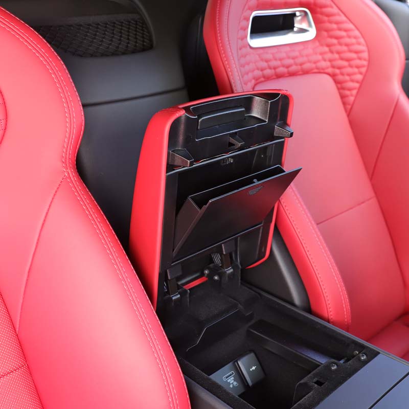 Для Jaguar F-TYPE 2013-2026 ABS Черный Центральная консоль автомобиля Ящик для подлокотника Ящик для хранения Ящик для скрытого хранения Автомобильные аксессуары для интерьера